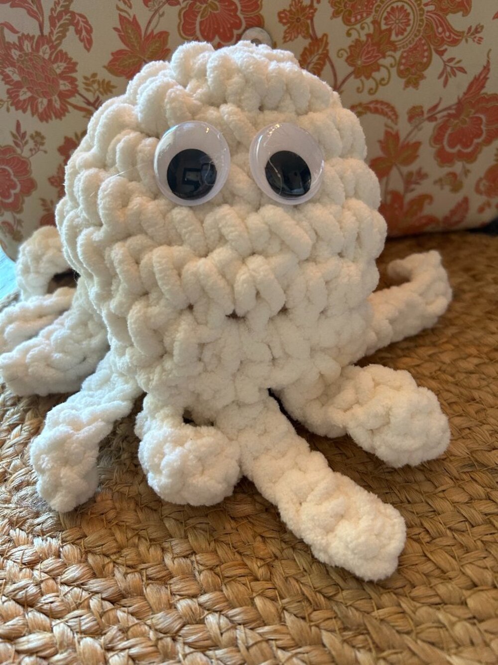 Cute Octopus in White